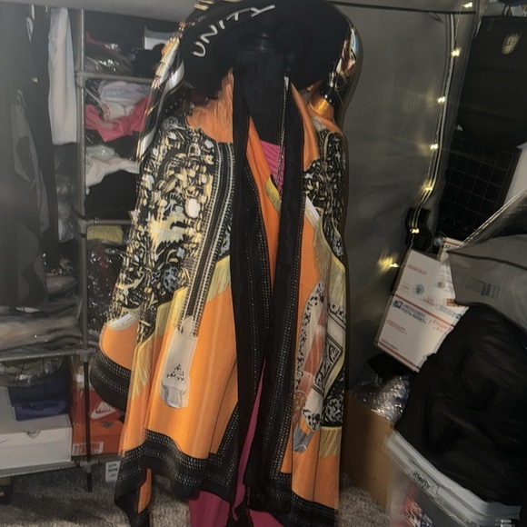 🪸🌝Noellery Spring Horse Tassel Scarf Beautiful lovely striped border details - Picture 9 of 13